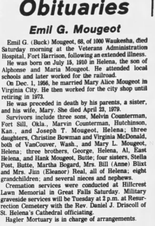 Clipping from The Independent-Record